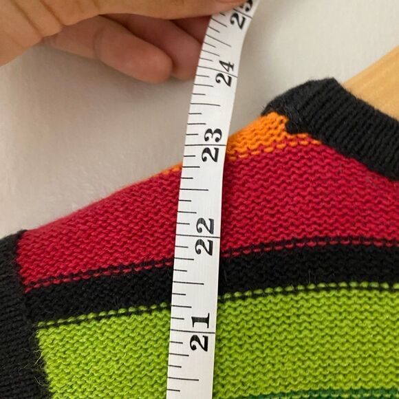 Vintage Westbound Women's M Black Christmas Sweater Vest Snowflake Pattern - Picture 7 of 8